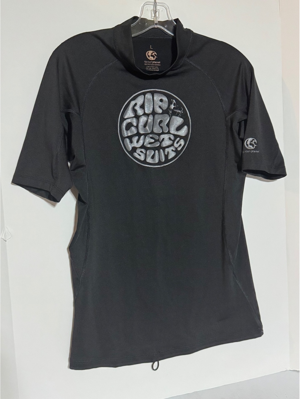 Rip Curl Planet Wet Suit Rash Guard Large Short sleeve shirt